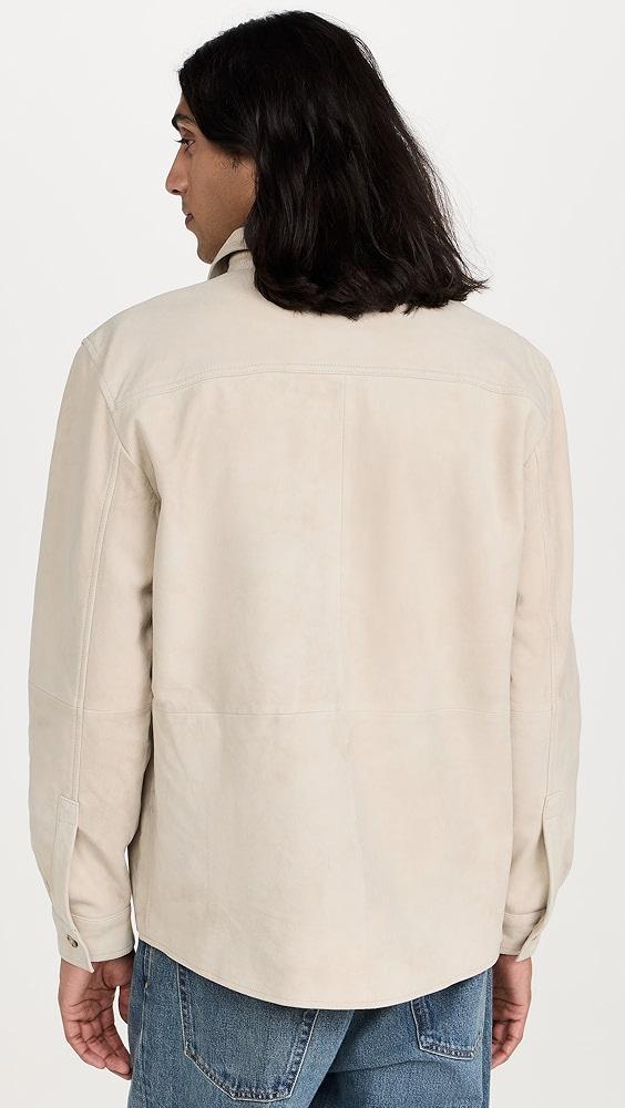 Club Monaco Suede Shirt Jacket | Shopbop Product Image