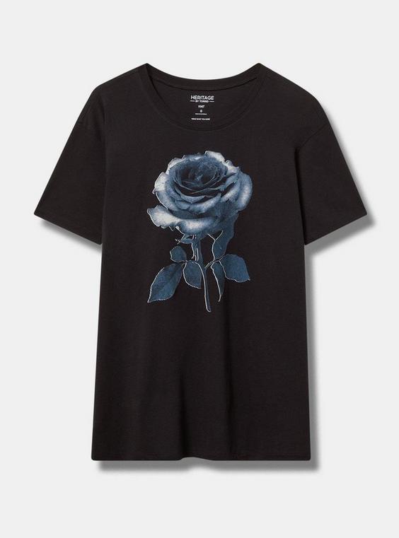 Rose Heritage Jersey Crew Tee Product Image