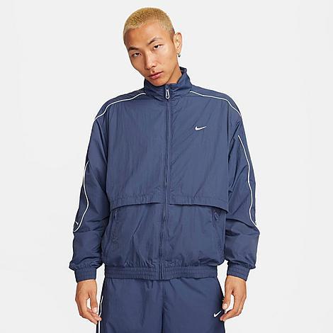 Men's Nike Sportswear Solo Swoosh Woven Track Jacket Product Image