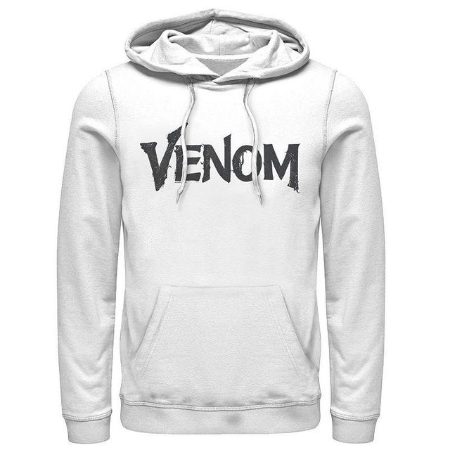 Mens Marvel Venom Symbiote Logo Hoodie White Product Image