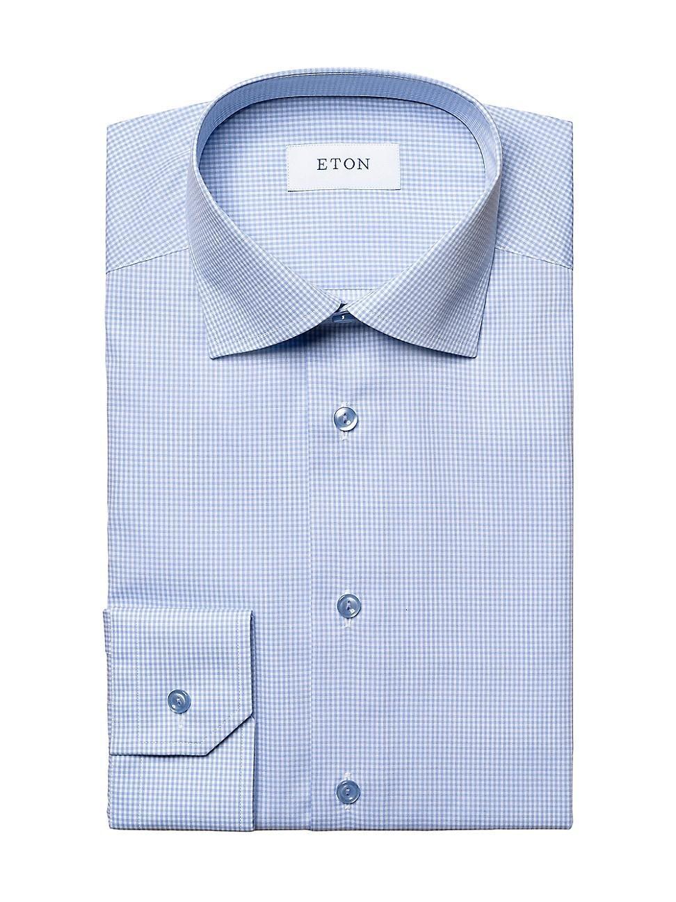 Mens Slim-Fit Check Shirt Product Image