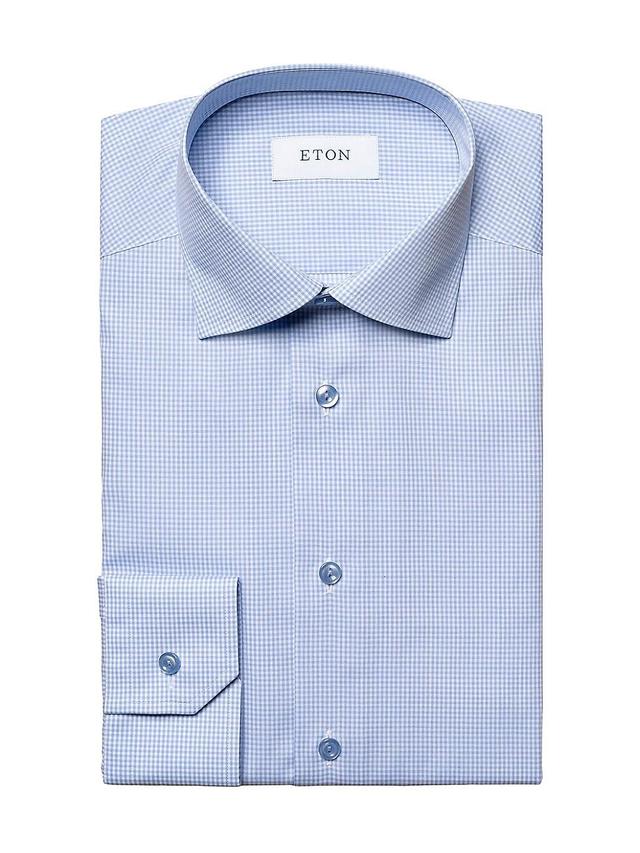 Eton Slim Fit Check Dress Shirt Product Image