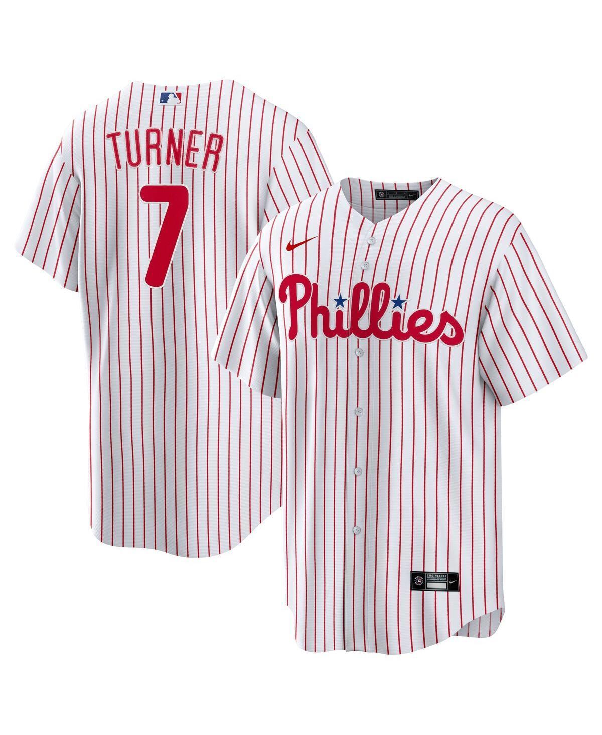 Mens Nike Trea Turner Philadelphia Phillies Home Replica Player Jersey Product Image