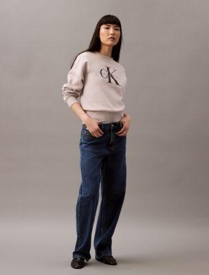 Monogram Logo Relaxed Crewneck Sweatshirt Product Image