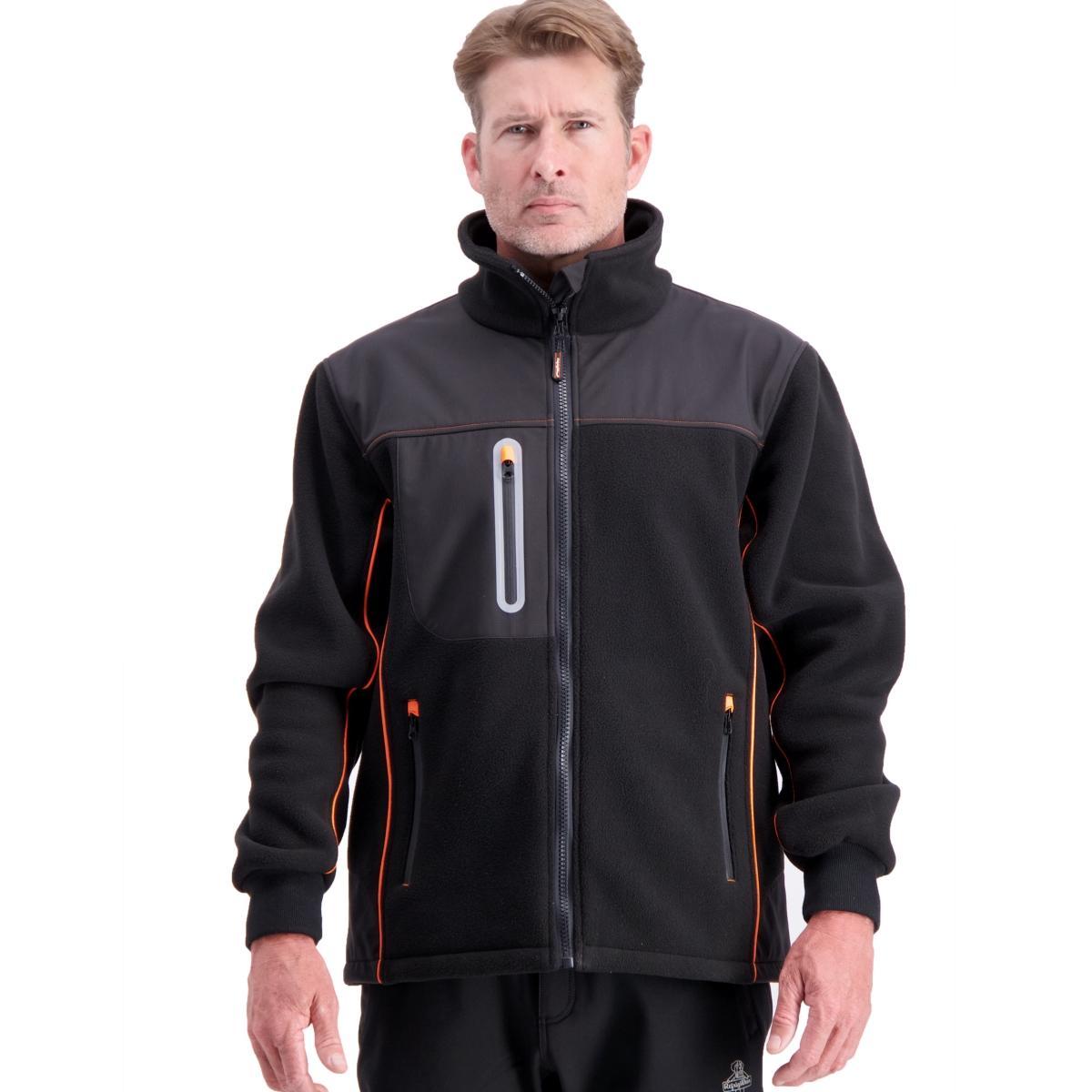 RefrigiWear Mens Insulated PolarForce Hybrid Fleece Jacket Product Image