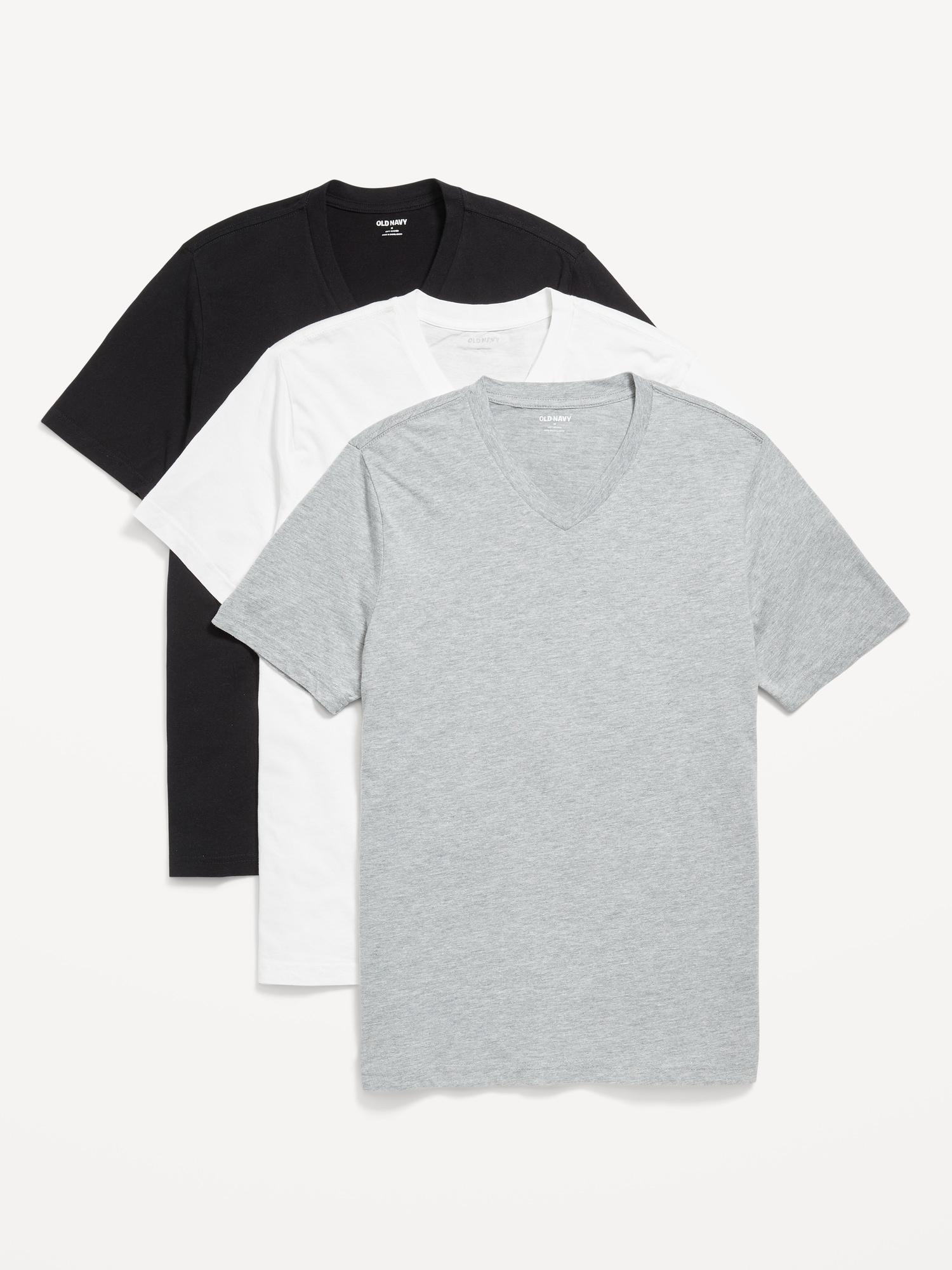 Soft-Washed V-Neck T-Shirt 3-Pack for Men Product Image