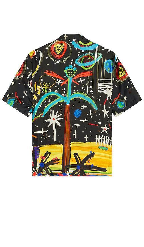 Palm Angels Starry Night Bowling Shirt Size 48, 50. Product Image