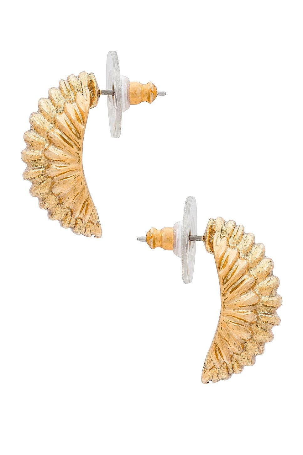 Jennifer Behr Damaris Stud Earrings in Metallic . Product Image