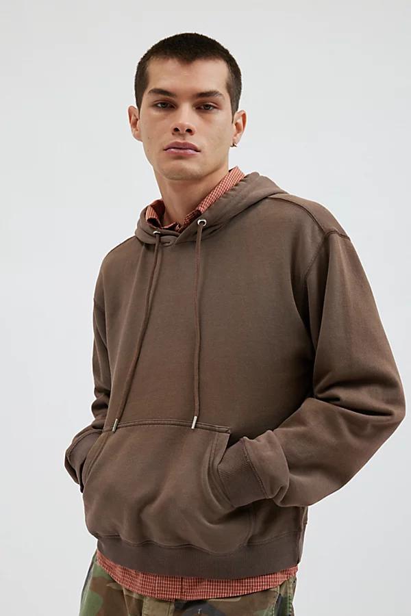 BDG Bonfire Cropped Hoodie Sweatshirt Mens at Urban Outfitters Product Image