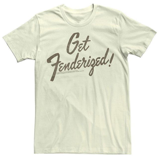 Mens Fender Get Fenderized Logo Tee Athletic Grey Product Image