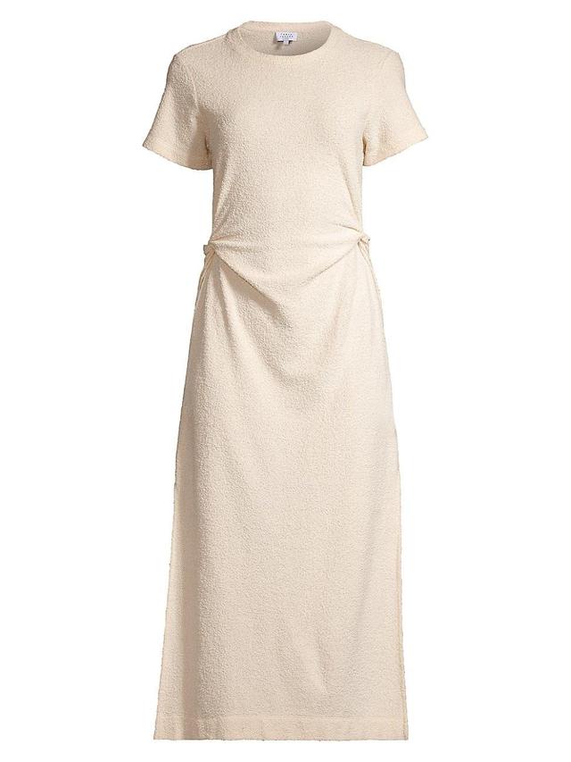 Womens Aurora Cotton Tucked Midi T-Shirt Dress Product Image