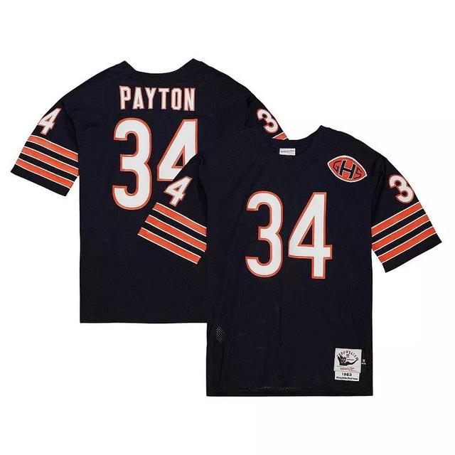 Mens Mitchell & Ness Walter Payton Chicago Bears 1983 Authentic Jersey Blue Product Image