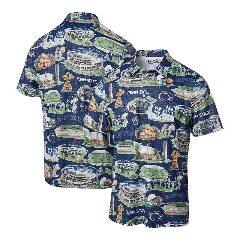 Mens Reyn Spooner Penn State Nittany Lions Scenic Polo Blue Product Image