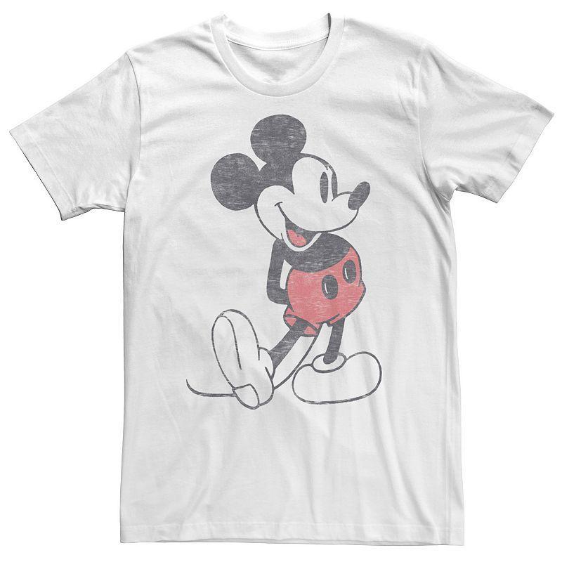 Big & Tall Disney Mickey & Friends Mickey Mouse Vintage Portrait Tee, Mens Product Image