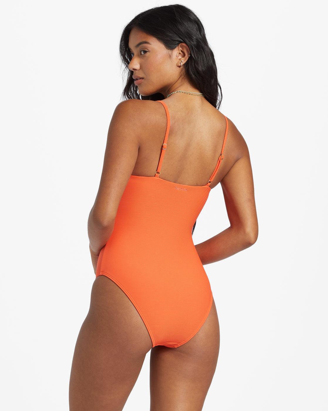 Tanlines One-Piece Swimsuit - Coral Craze Female Product Image