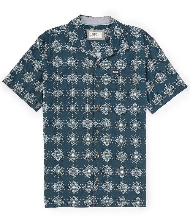 JETTY Dockside Party Short Sleeve Printed Woven Shirt Product Image