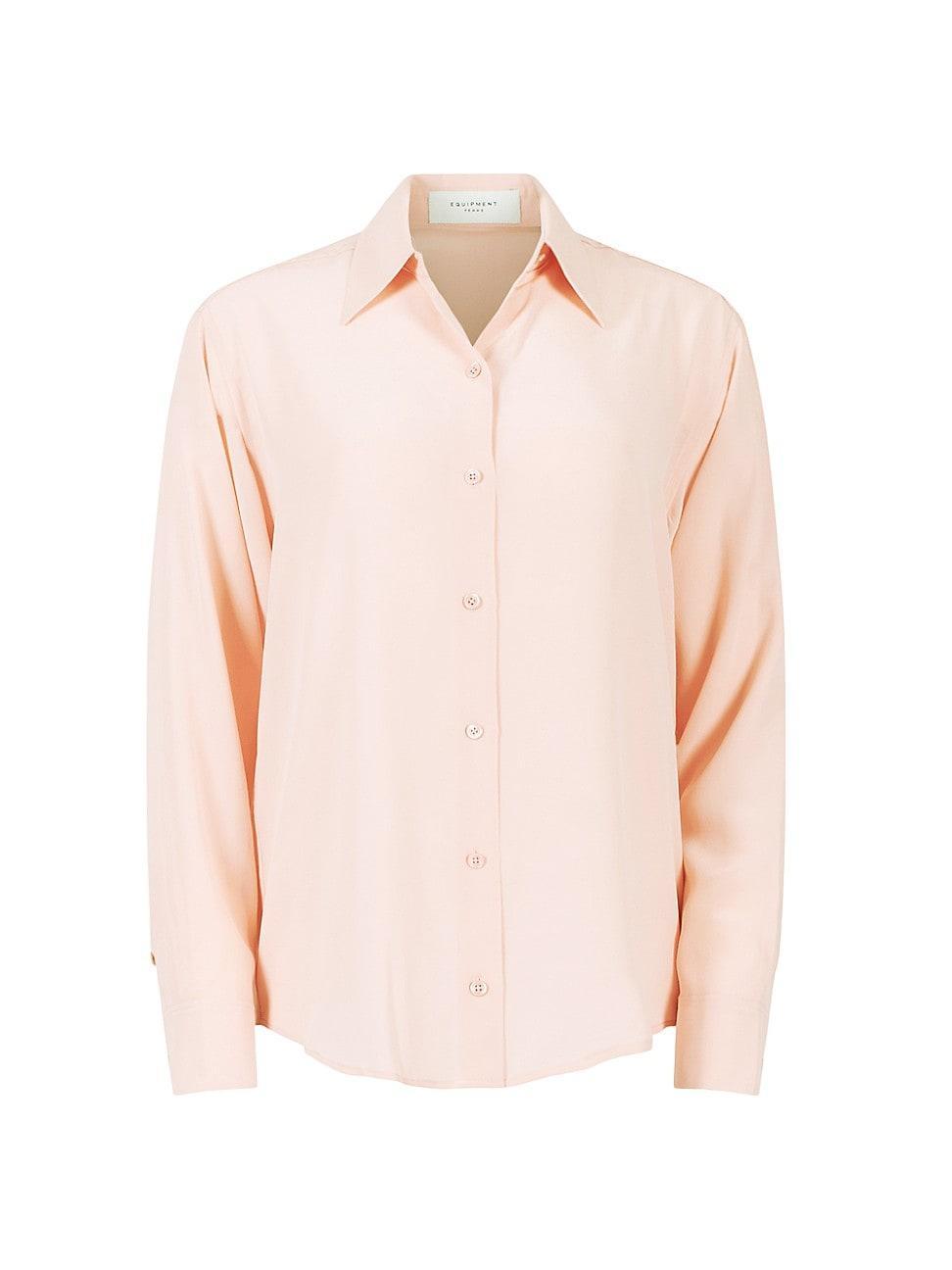 Womens Essential Silk Shirt Product Image