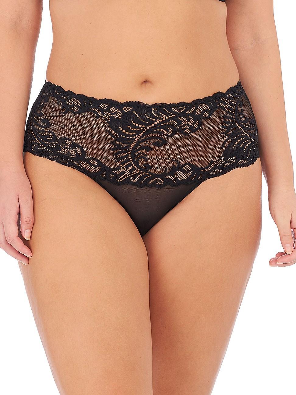 Womens Feathers Lace Brief Product Image