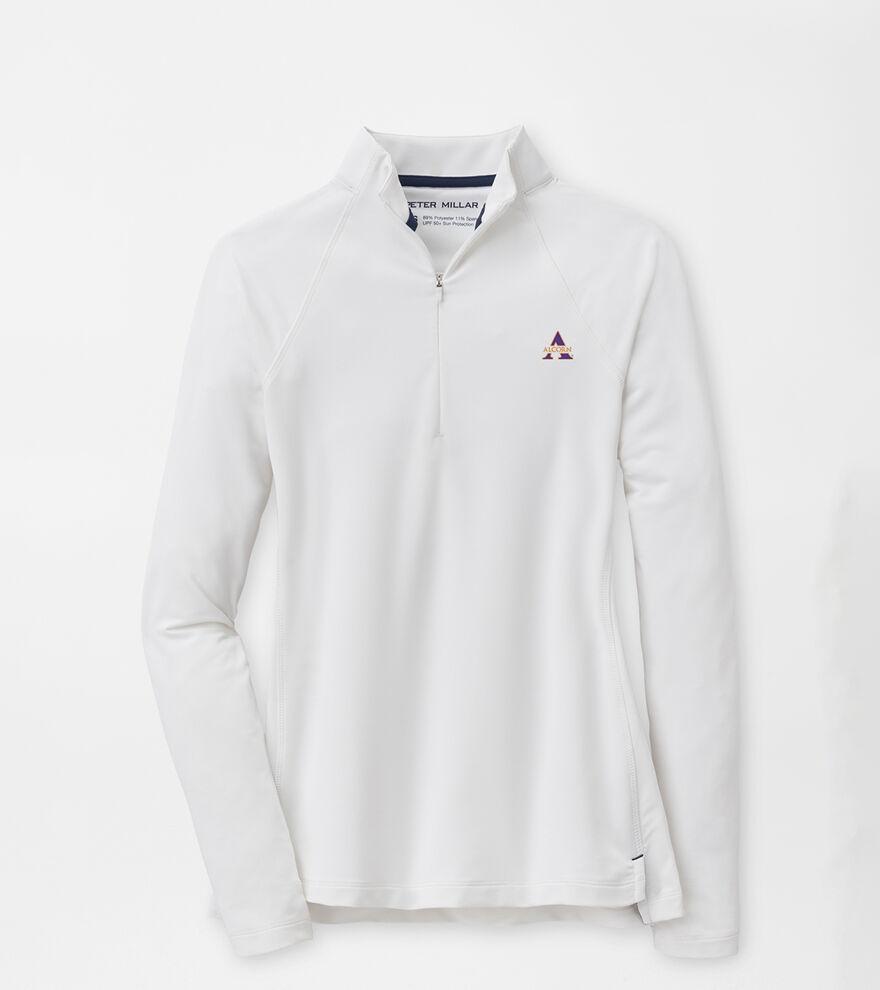 Peter Millar Alcorn State Womens Raglan-Sleeve Perth Layer | Color: White | Size: XXL product image