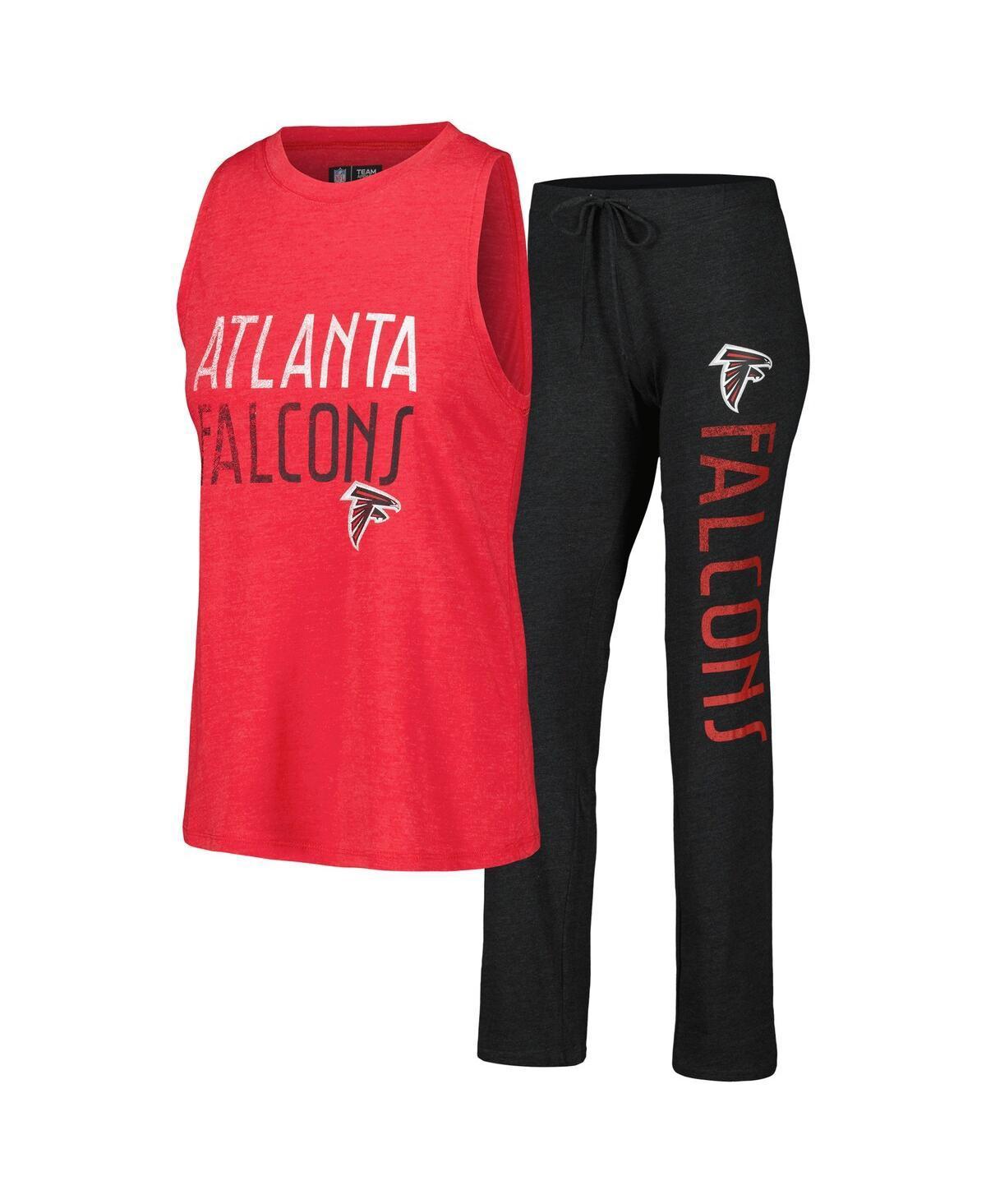 Womens Concepts Sport /Red Atlanta Falcons Muscle Tank Top & Pants Lounge Set Product Image