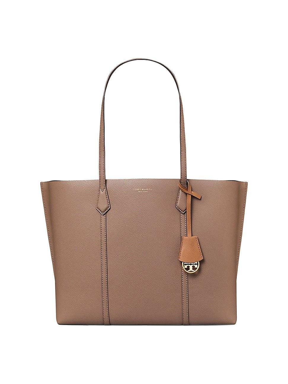 Womens Perry Leather Tote Product Image