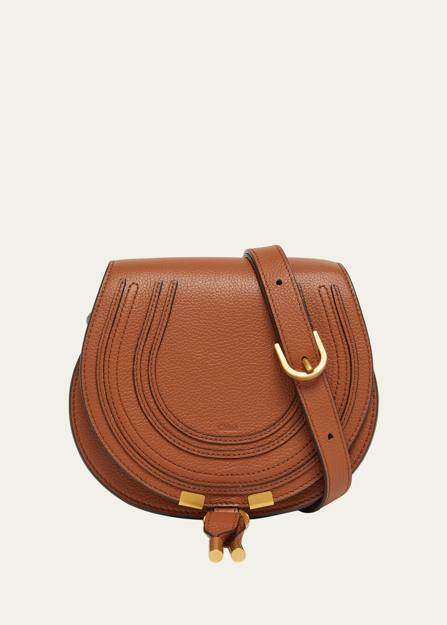 Chlo Small Marcie Leather Crossbody Bag Product Image