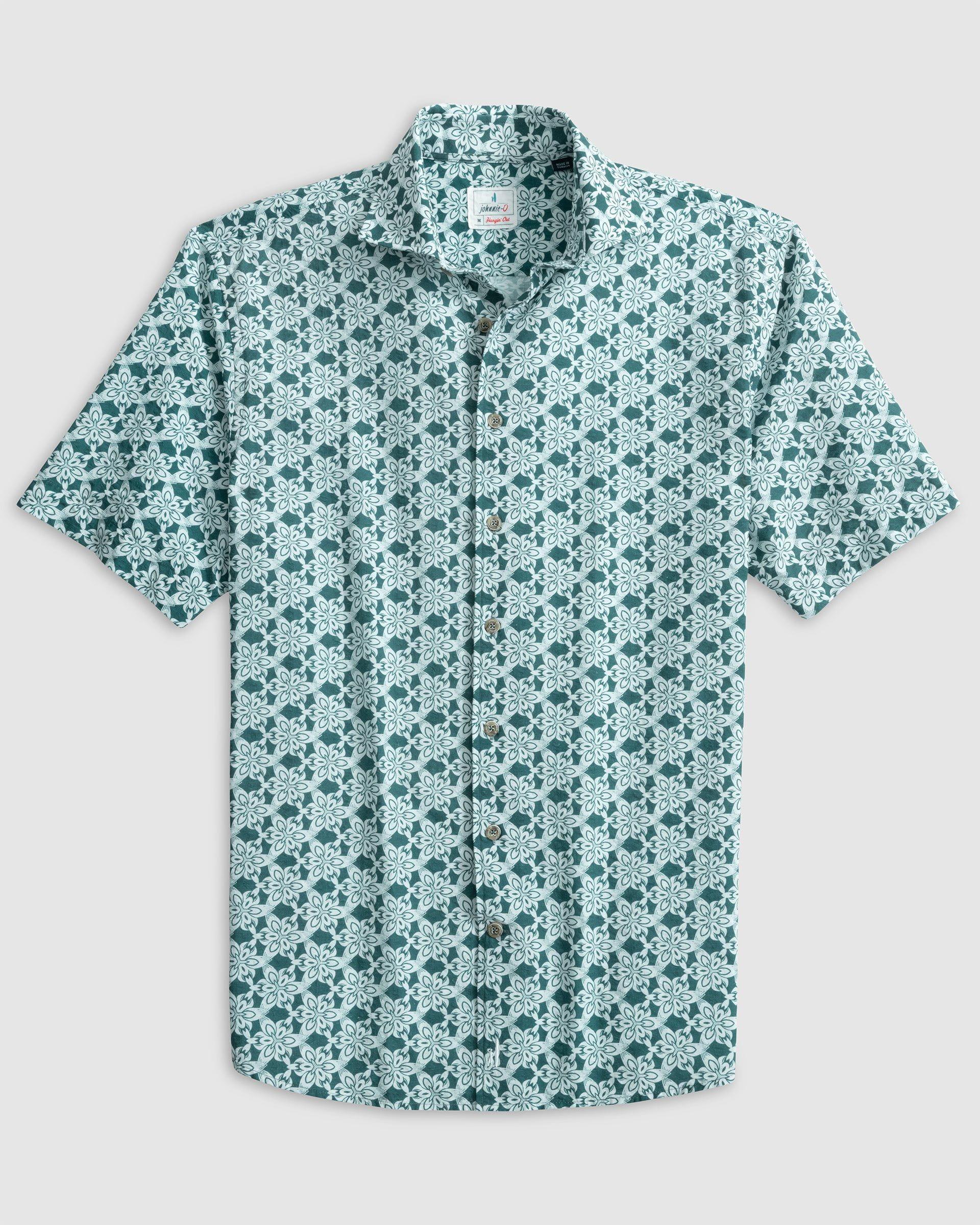 Luis Printed Button Up Shirt Product Image