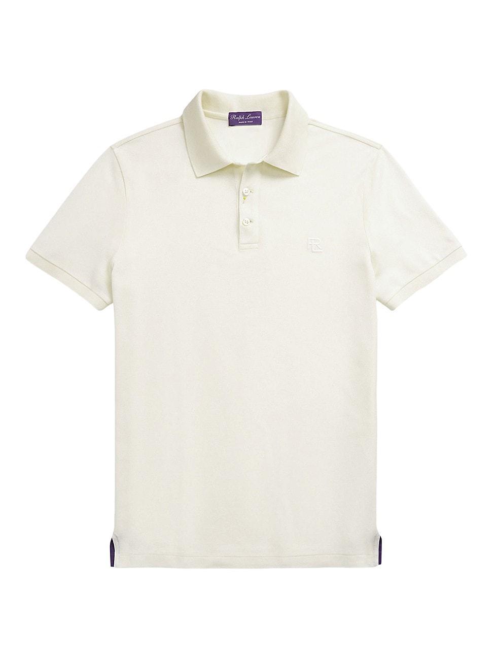 Mens Cashmere-Blend Polo Shirt Product Image