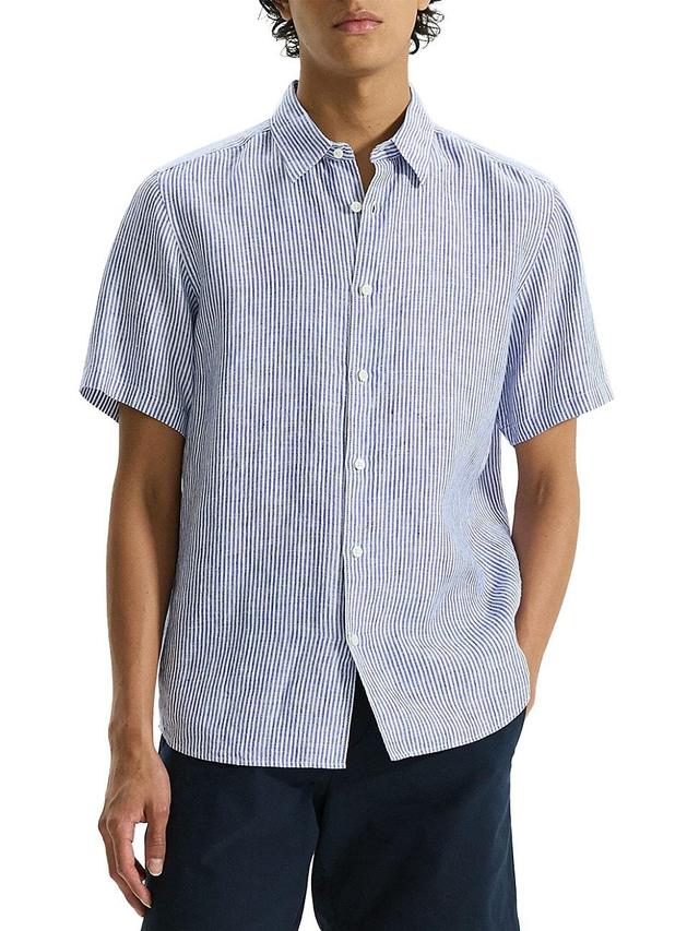 Mens Irving Linen Button-Front Shirt Product Image