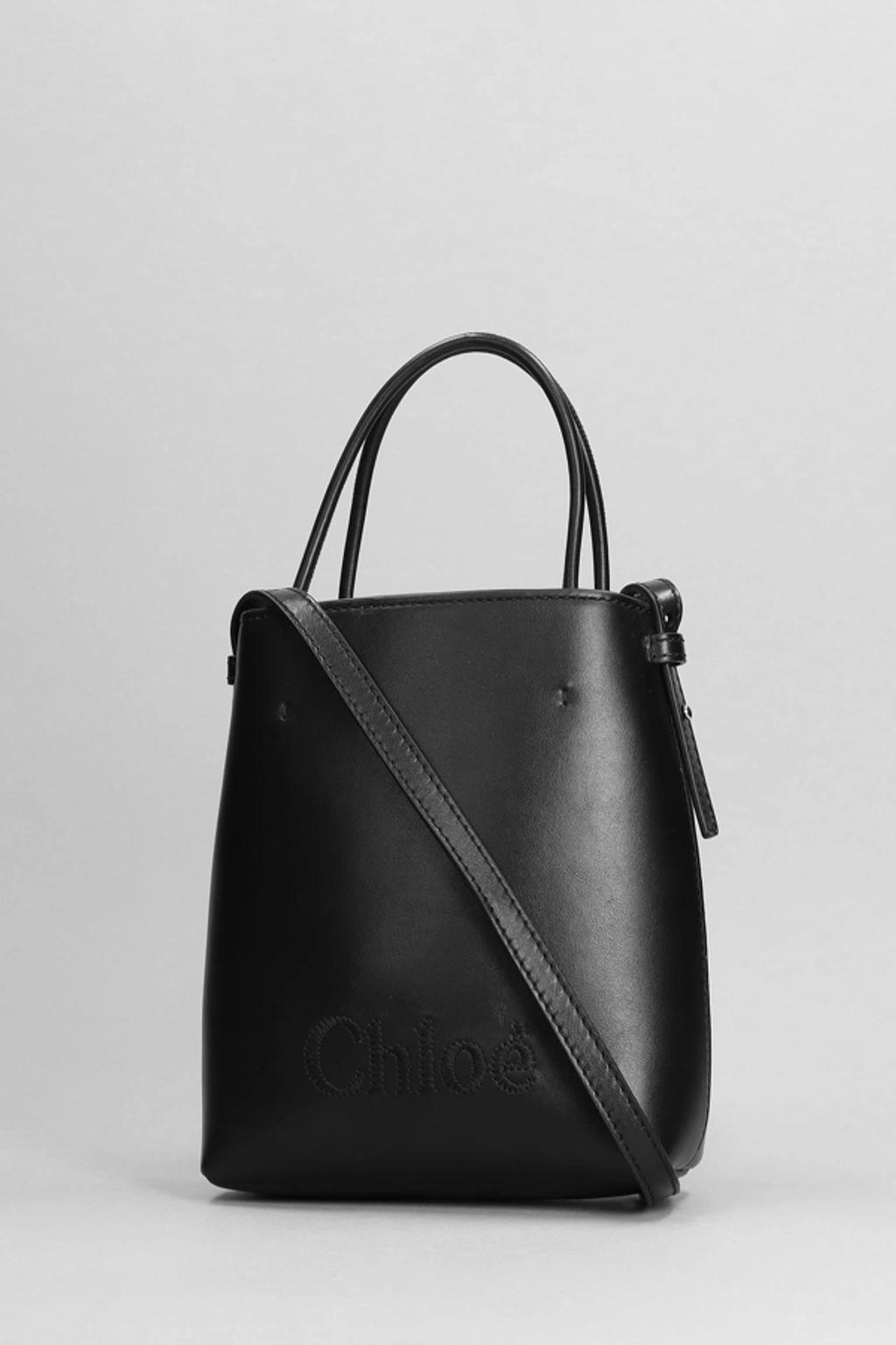 CHLOÉ Micro Tote Tote In Black Leather Product Image