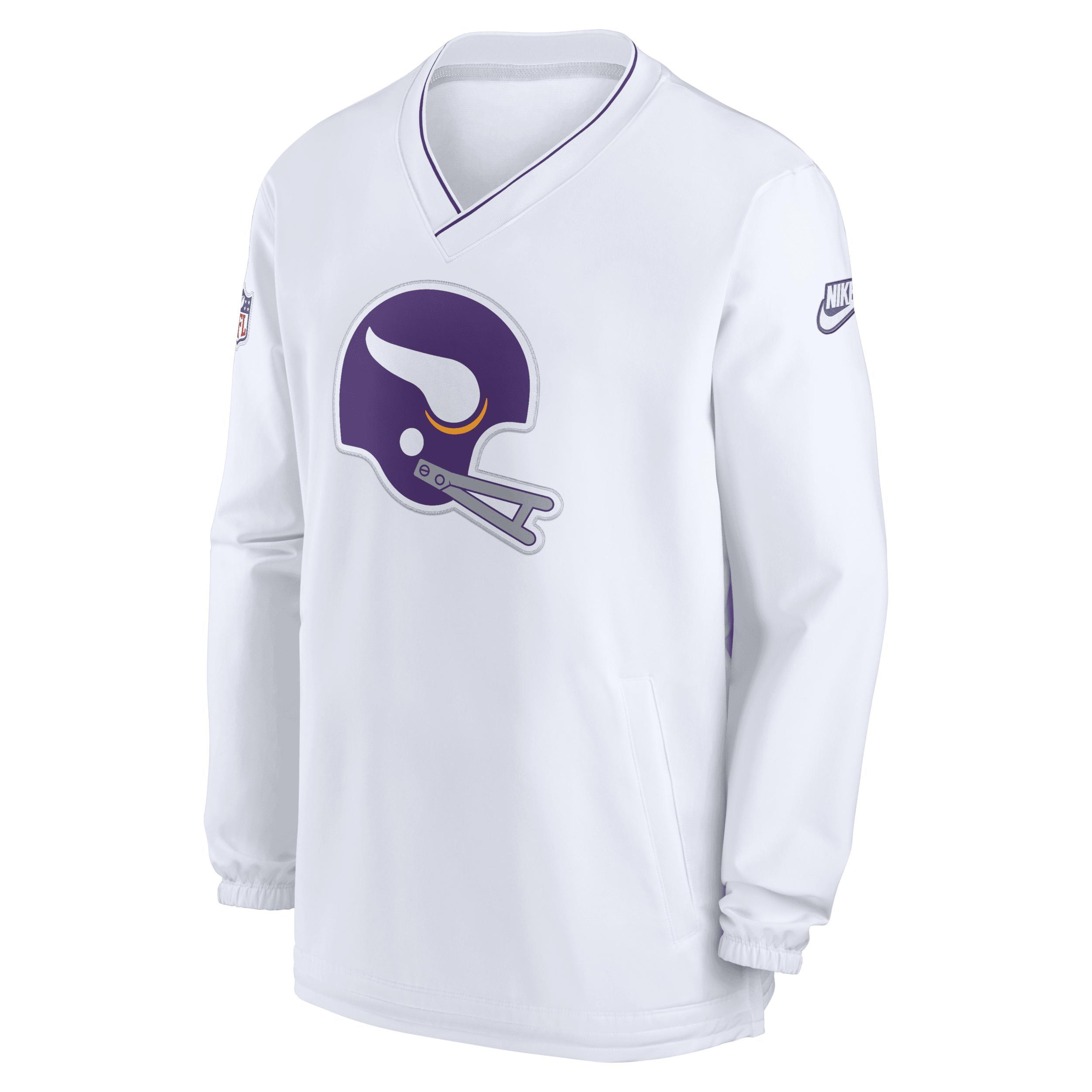 Minnesota Vikings Logo Nike Mens NFL Long-Sleeve Windshirt Product Image