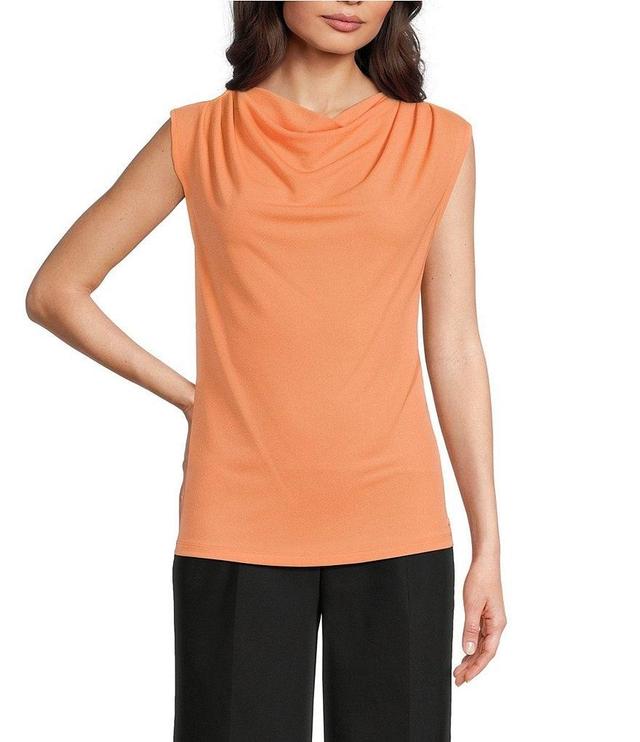 Calvin Klein Cowl Neckline Sleeveless Top Product Image