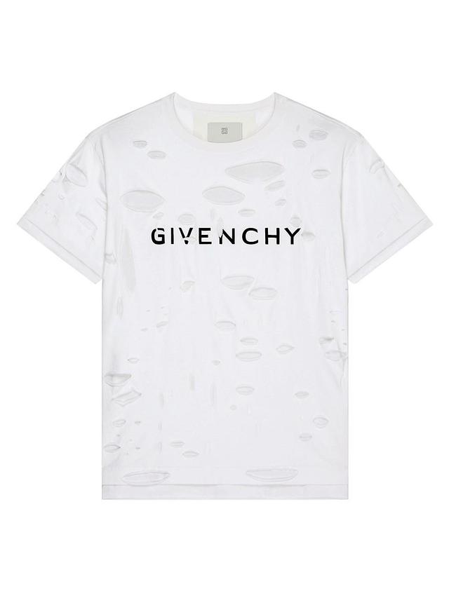 Mens Archetype Oversized T-Shirt With Destroyed Effect Product Image