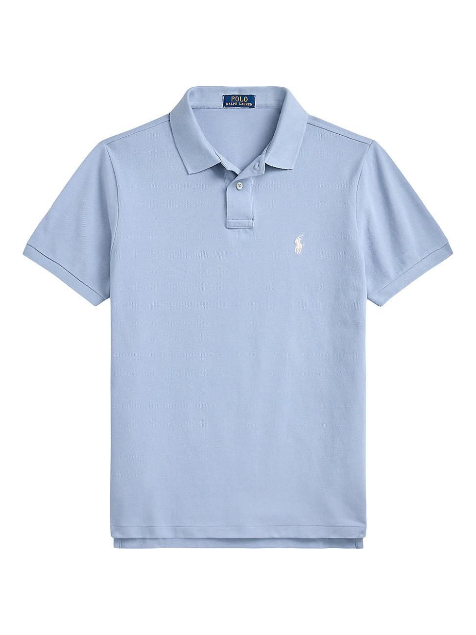 Mens Basic Mesh Polo Shirt Product Image