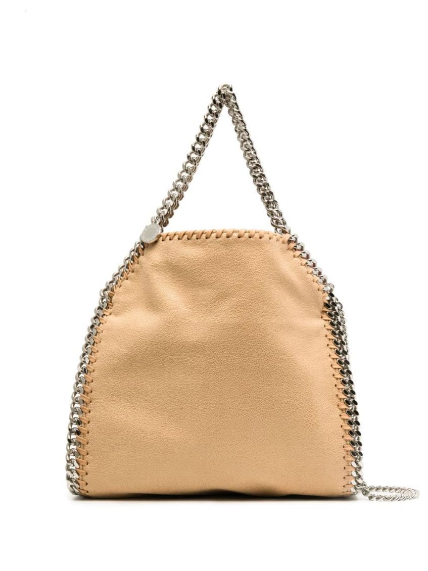 Small Falabella Shoulder Bag In Beige Product Image