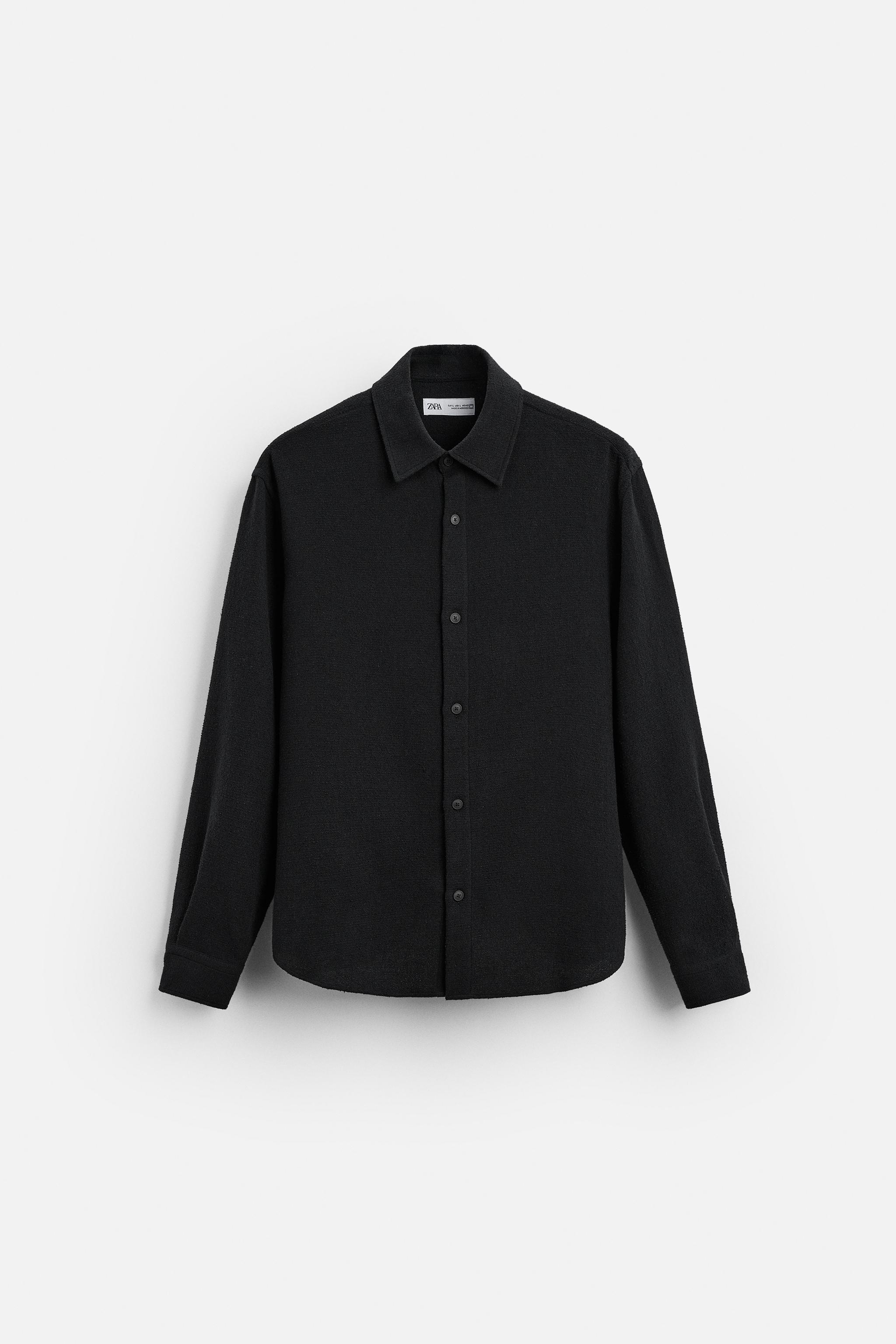 STRUCTURED BOUCLÉ SHIRT Product Image