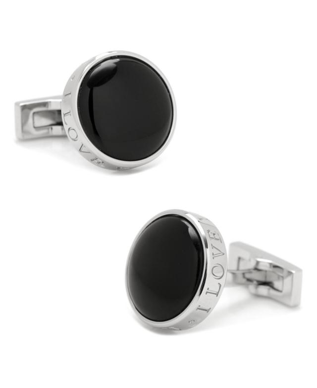 Cufflinks, Inc. I Love You Onyx Cuff Links Product Image