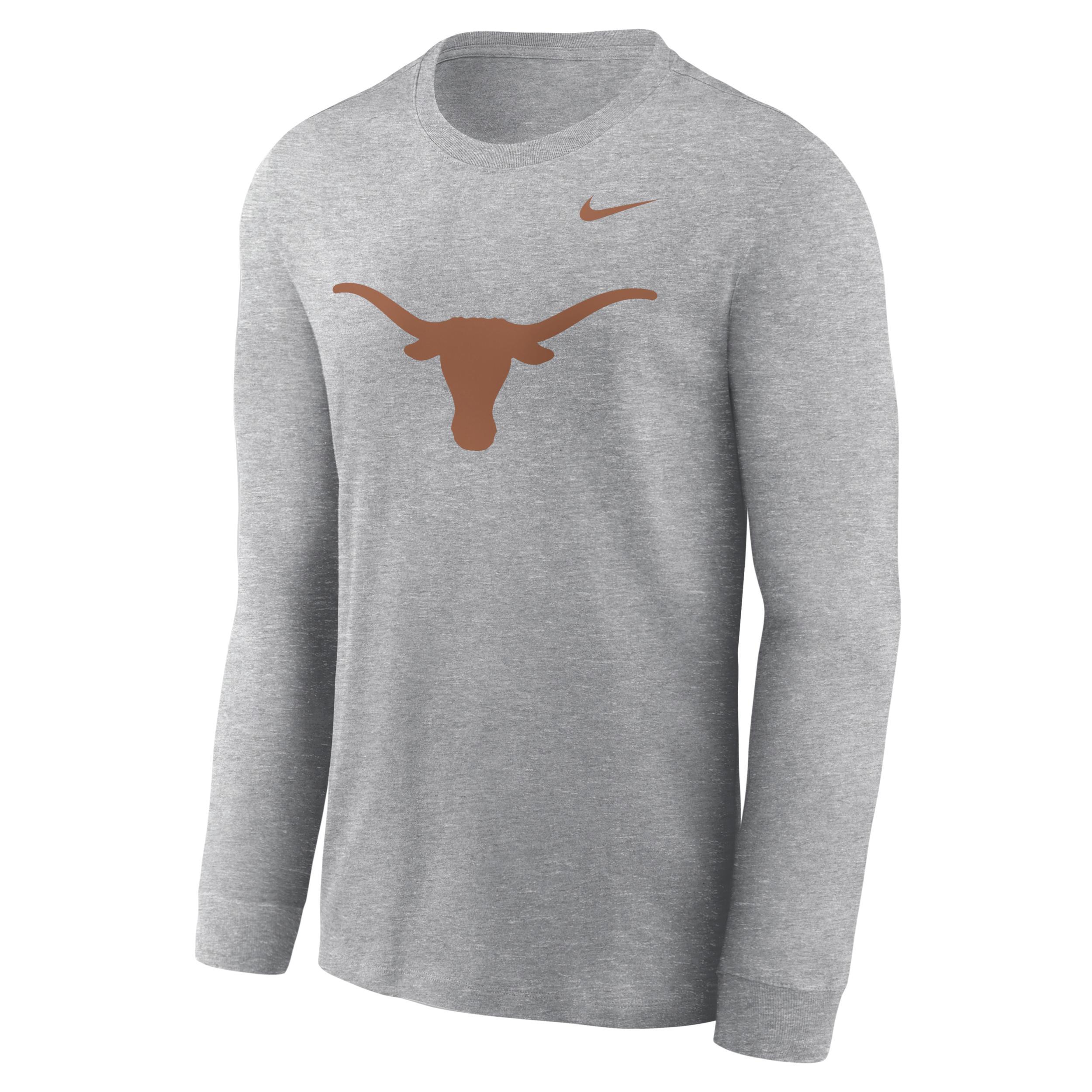 Texas Longhorns Primary Logo Nike Mens College Long-Sleeve T-Shirt Product Image