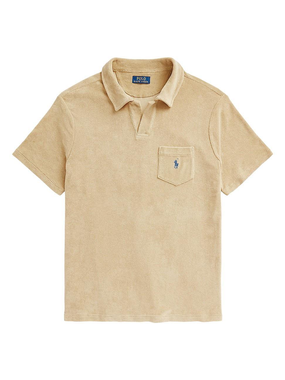 Mens Cotton-Blend Polo Shirt Product Image