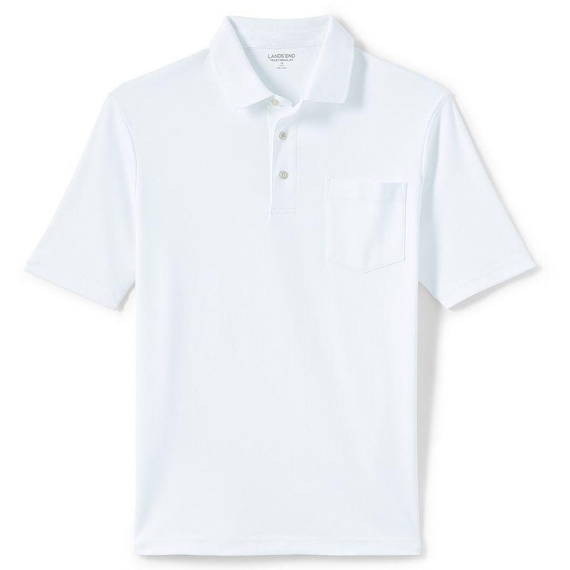 Mens Lands End Super Soft Supima Pocket Polo Product Image