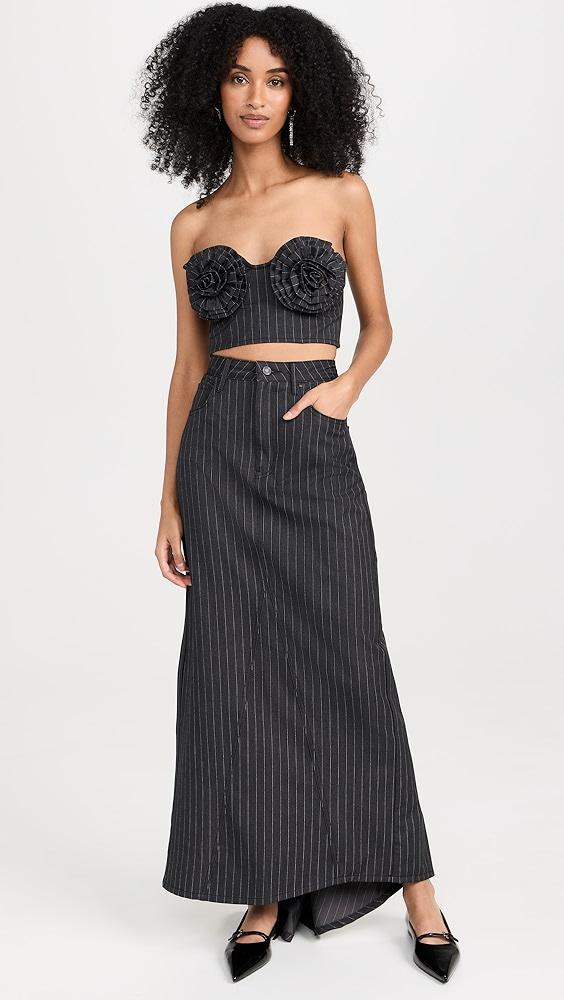 AFRM Kiko Rosette Bandeau Top | Shopbop Product Image