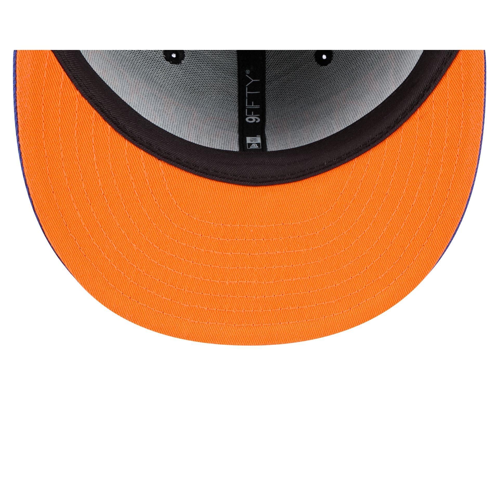 New York Knicks Splatter 9FIFTY Snapback Hat Male Product Image