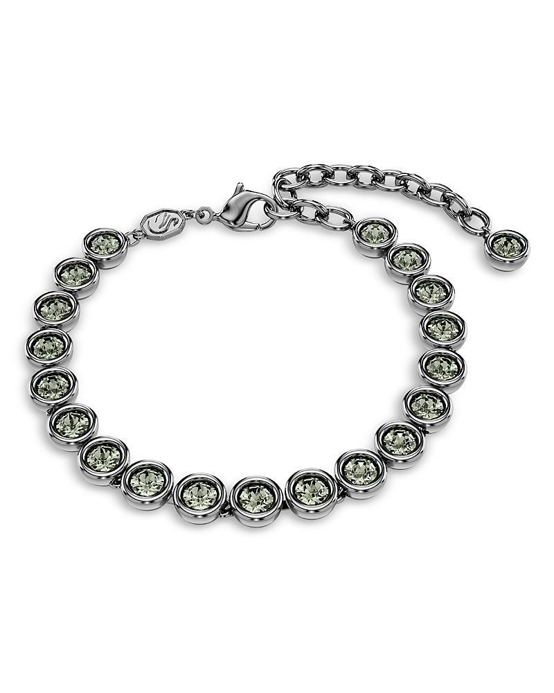 Womens Imber Ruthenium-Plated & Crystal Tennis Bracelet Product Image