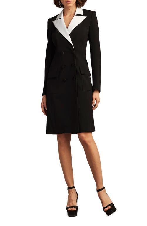 Tadashi Shoji Long Sleeve Tuxedo Dress Product Image