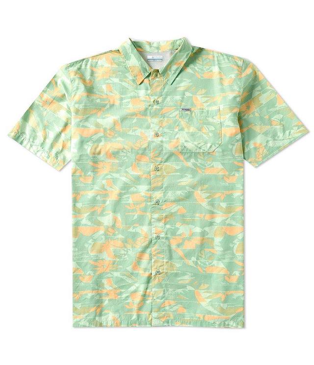 Columbia Big & Tall Trollers Best™ Short Sleeve PFG Banner Woven Shirt Product Image