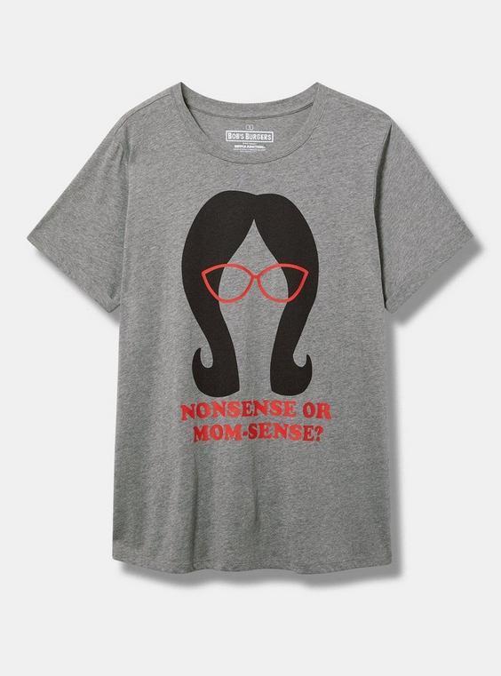 Bobs Burgers Mom Fit Cotton Roll Sleeve Tee Product Image