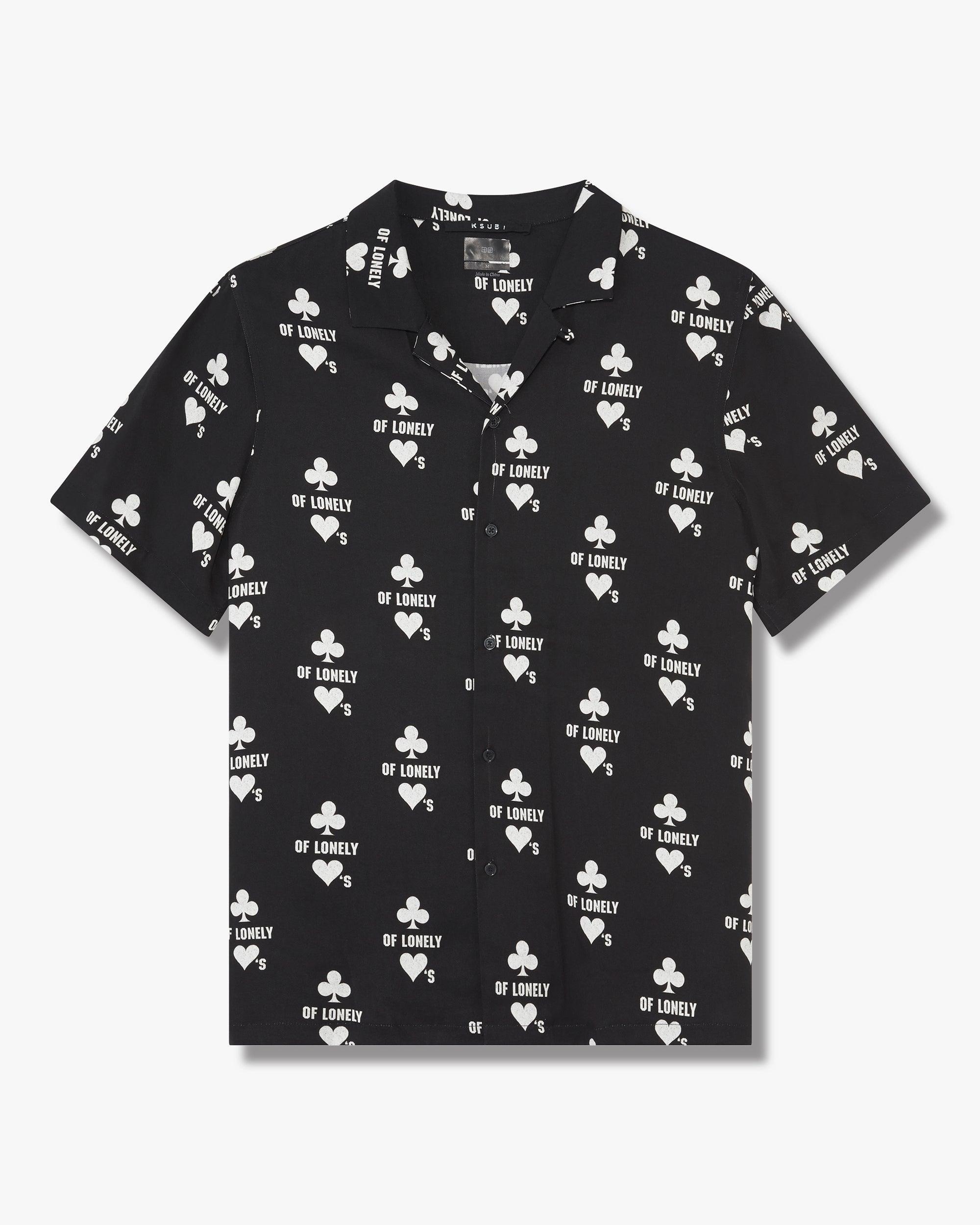 KLUB OF HEARTS RESORT SS SHIRT BLACK Male Product Image