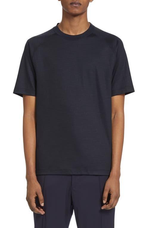 ZEGNA High Performance Short Sleeve Wool T-Shirt Product Image