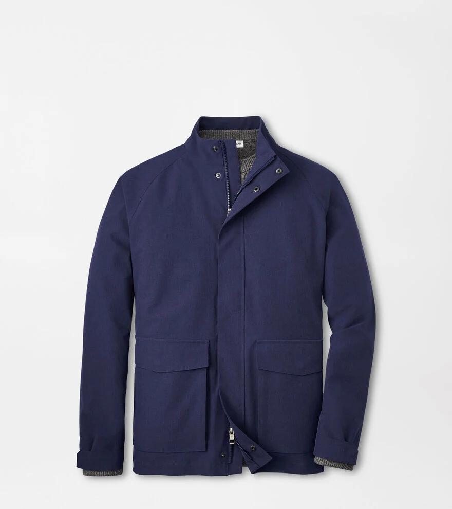 Peter Millar Mens Newport City Coat | Color: Navy | Size: S Product Image