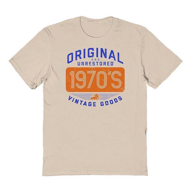 Mens Built in The Seventies Graphic Tee Brown Product Image